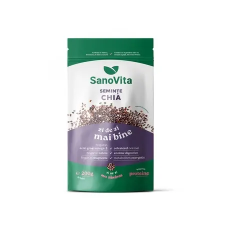 Semințe de Chia 200 g, SanoVita