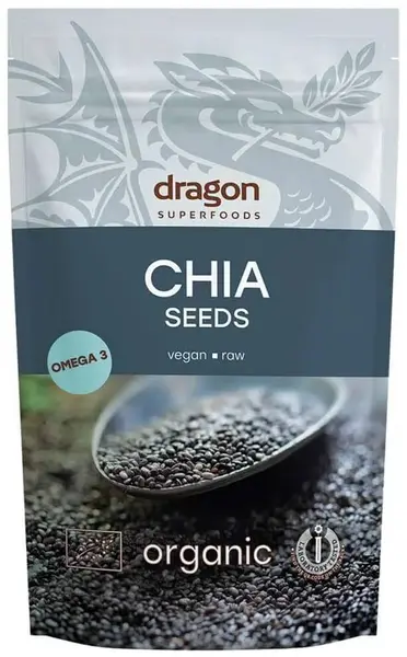 Semințe de chia, 500 g, Dragon Superfoods