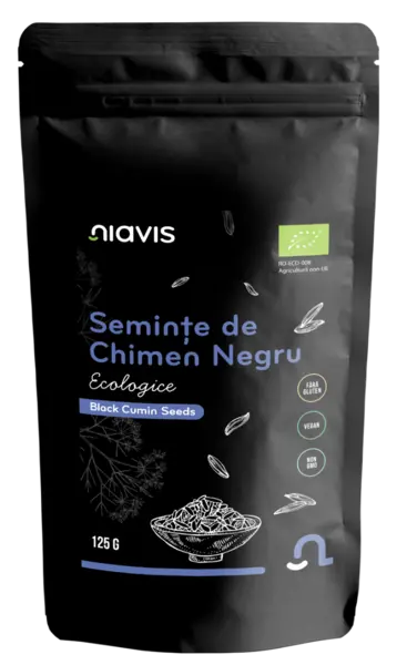 Seminte de chimen negru ecologice, 125g, Niavis