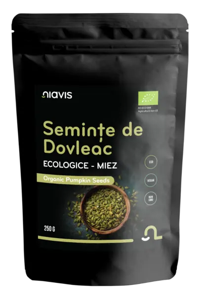 Seminte de dovleac ecologice, 250g, Niavis