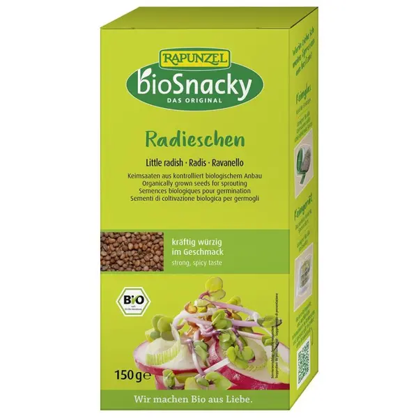 Seminte de ridiche pentru germinat, eco - 150 g