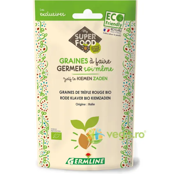 Seminte de Trifoi Rosu pentru Germinat Ecologice/Bio 150g