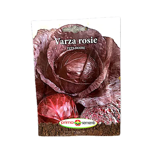 Seminte varza rosie Tete Noire 5 gr, Prima Sementi - Default Title