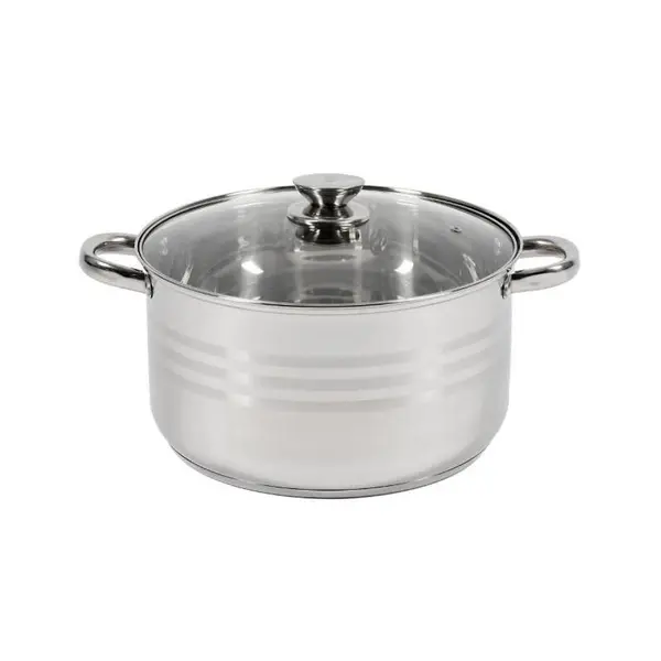 Semioala Cooking by Heinner Myra, Diametru 26 cm, Volum 7 l, Inox, Capac
