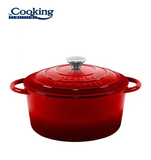 Semioala Heinner RED LINE HR-KN-SM48, cu capac, 26x12cm, 4.8L, Rosu