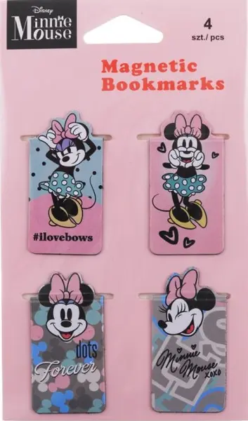 Semn magnetice pentru cărți Cool Pack Minnie Mouse - 4 bucăți