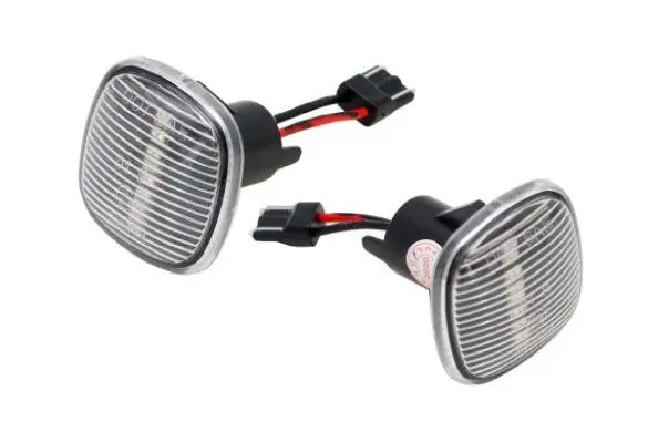 Semnalizator lampa lateral stanga dreapta transparent, LED, dinamic potrivit AUDI A3, A4 B5, A8 D2; SEAT IBIZA II; SKODA FABIA I, FABIA II, OCTAVIA I, RAPID, ROOMSTER 1.0-6.0 1993-2019