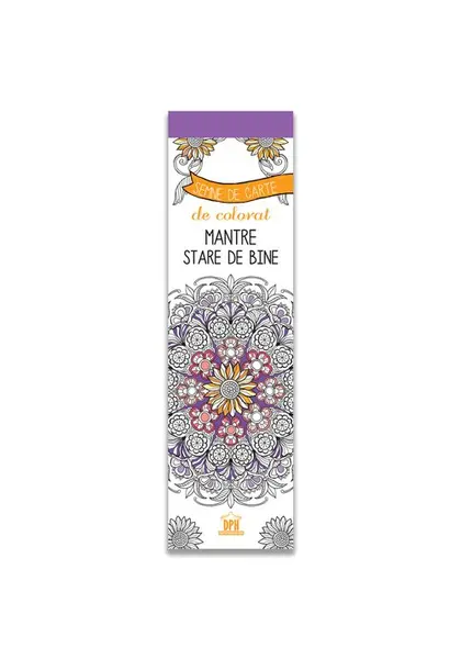 Semne de carte de colorat - Mantre - Stare de bine