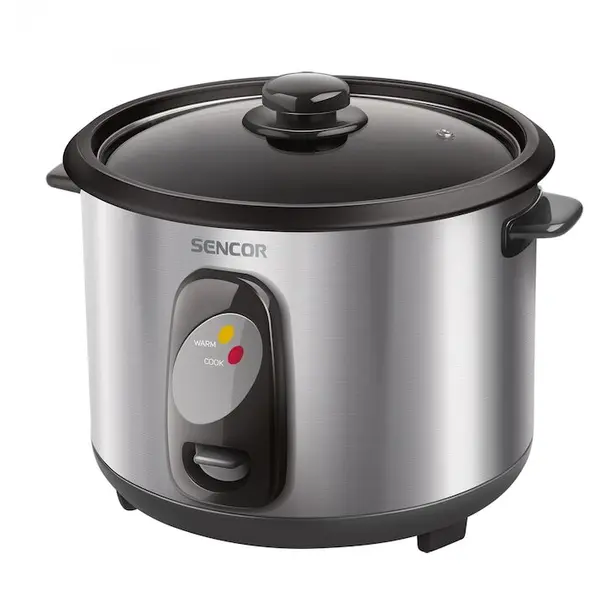 Sencor Oala de gatit orez Sencor SRM 1550 SS, 500W, 1.5 L, Gri