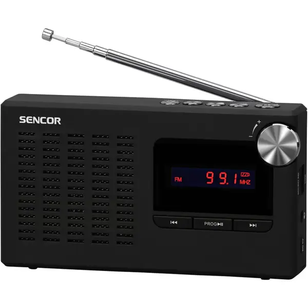 Sencor Radio Portabil Sencor SRD 2215 USB / microSD, Negru