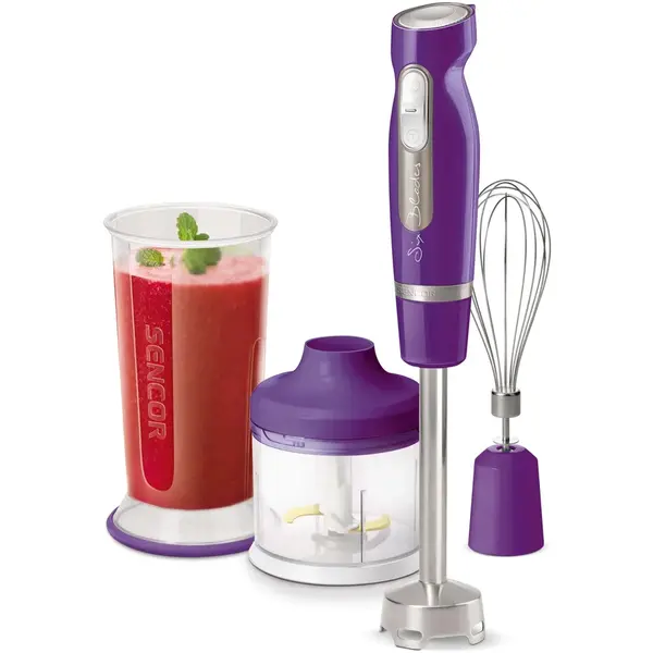 Sencor Set Sencor SHB 4465VT-EUE3 Botmixer, 1000W, cana de amestecat 700ml, mov