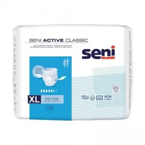 Seni active classic chilot elastic extra large, 10 buc. Zephyr Labs