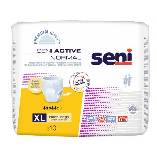 Seni Active Normal chilot Extra Large, 10 bucati Zephyr Labs