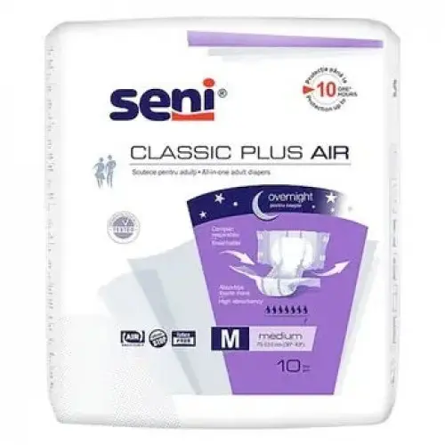Seni Classic Air Plus scutece adulti Medium, 10 buc. Zephyr Labs