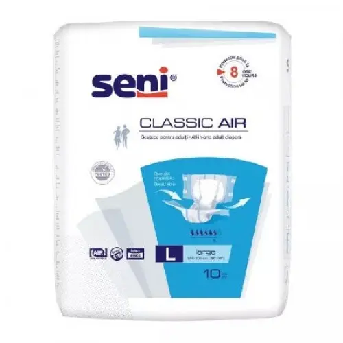Seni Classic Air scutece adulti large, 10 buc. Zephyr Labs