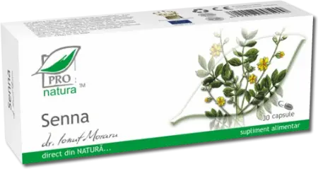 Senna, 30 capsule, Medica - Pro Natura