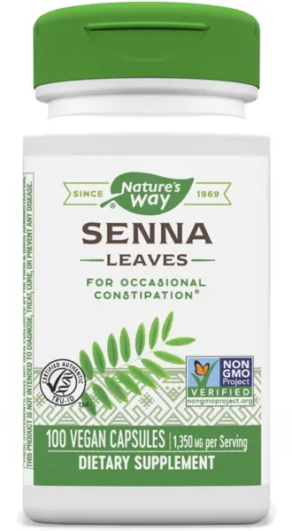 Senna Leaves, 100 capsule, Nature’s Way