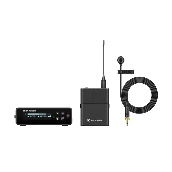 Sennheiser EW-DP ME4 R4-9 Sistem Wireless UHF Digital, Lavaliera Cardioid ME4, Bluetooth, OLED, Latenta 1.9ms, Banda 56MHz