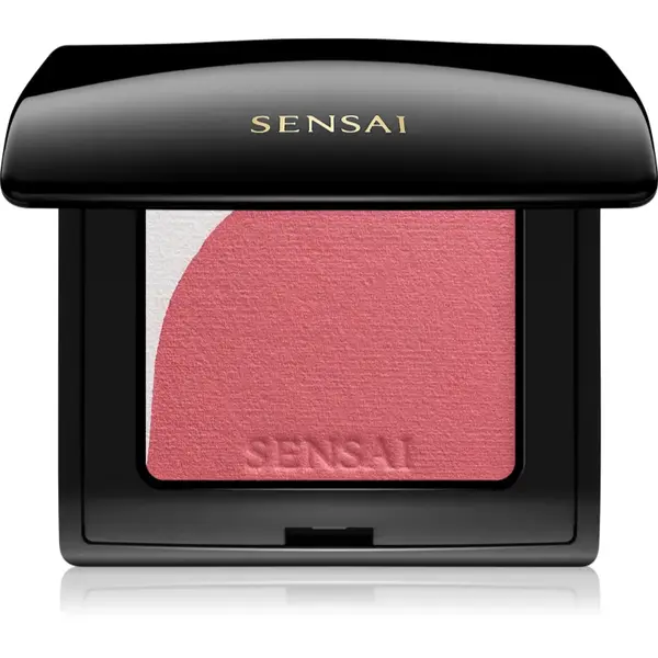 Sensai Blooming Blush blush cu efect iluminator cu pensula culoare 01 Blooming Mauve 4 g