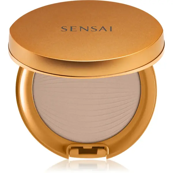 Sensai Silky Bronze Natural Veil Compact pudra compacta pentru strălucirea și netezirea pielii culoare SC03 Medium 8.5 g