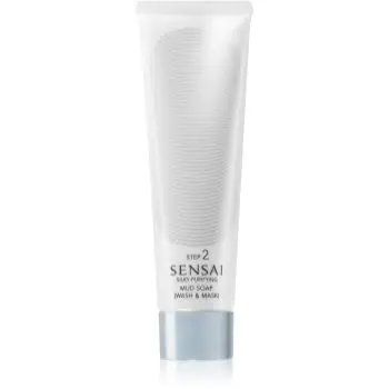 Sensai Silky Purifying Mud Soap (Wash & Mask) sapun si masca 2 in 1