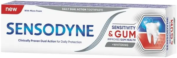 Sensodyne Pastă de dinţi Sensitivity & Gum Whitening, 75 ml