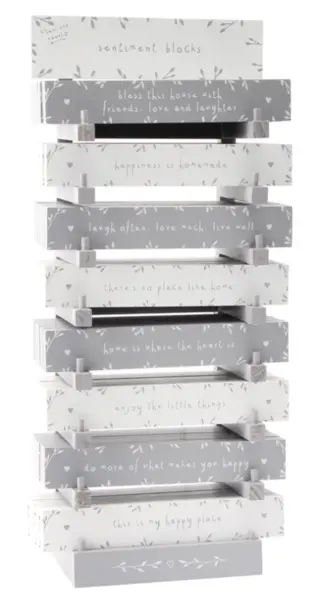 Sent and Meant - wooden blocks - mai multe modele | CGB Giftware