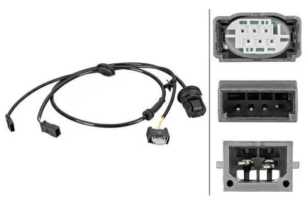 Senzor ABS, viteza roata HELLA 6PU 012 806-801