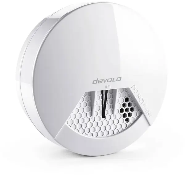 Senzor de fum devolo - 09890, Z-Wave, alb