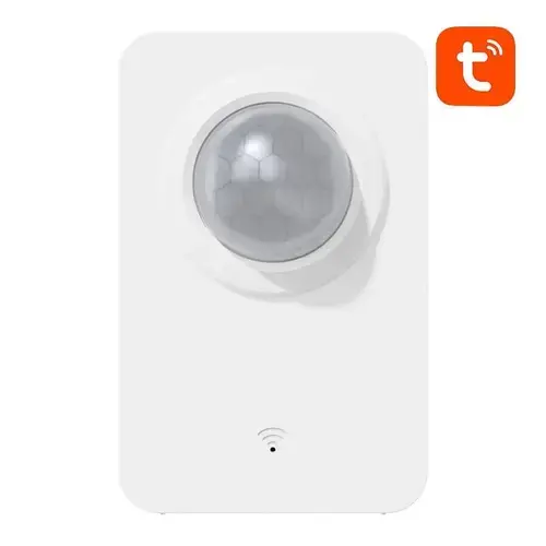 Senzor de miscare Gosund S4, Wi-Fi 2.4GHz, unghi detectie 128°, distanta detectie pana la 8 m, 2 x AA/USB, Aplicatie mobila, Asistent vocal, Alb