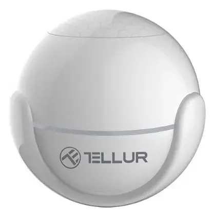 Senzor de miscare WiFi Tellur TLL331121, PIR (Alb)