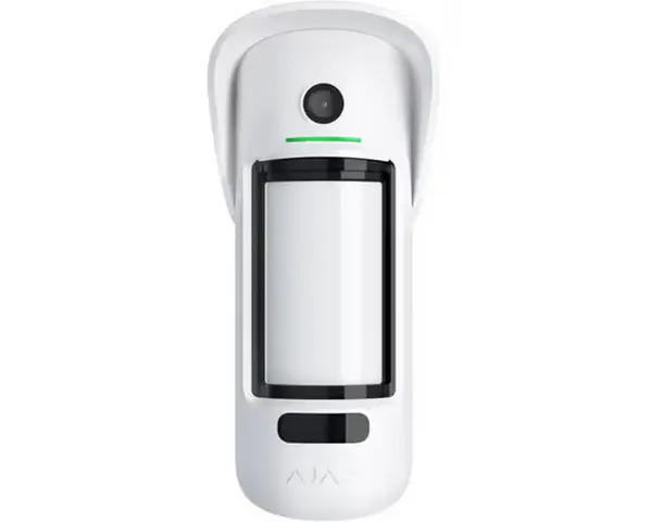 Senzor de miscare wireless PIR si IR, 1.7 km 868 MHz, uz exterior, imunitate animale, anti-masking, alb, AJAX MotionCam Outdoor(PhOD)(W)