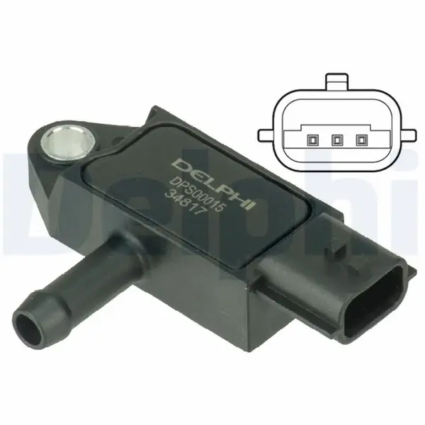 Senzor presiune gaze evacuare (numar pini: 3) potrivit DACIA DOKKER, DOKKER EXPRESS MINIVAN, DUSTER, DUSTER SUV, LODGY, LOGAN, LOGAN EXPRESS, LOGAN II, LOGAN MCV 1.5D-3.0D 06.05-