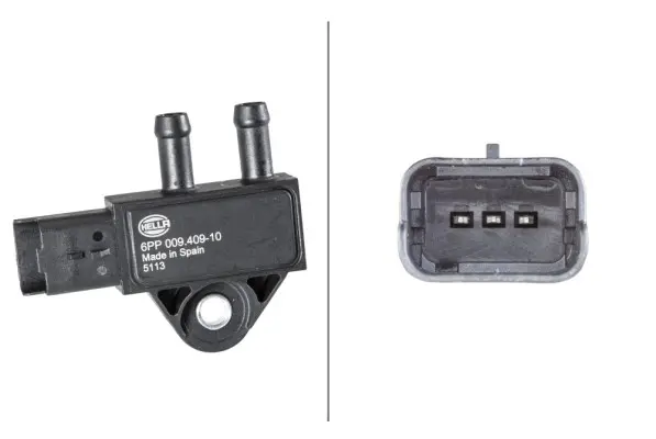 Senzor presiune gaze evacuare (numar pini: 3) potrivit DS DS 4, DS 5; CITROEN BERLINGO, BERLINGO MULTISPACE, BERLINGO MINIVAN, C2, C3 I, C3 II, C3 PICASSO, C4 1.4D-3.0D 02.00-