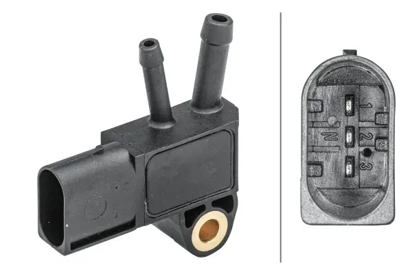 Senzor presiune gaze evacuare (numar pini: 3) potrivit MERCEDES A (W169), B SPORTS TOURER (W245), C (C204), C (CL203), C T-MODEL (S203), C T-MODEL (S204), C (W203) 0.8D-4.0D 03.01-