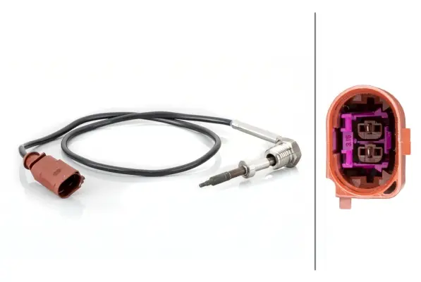 Senzor temperatura evacuare (inainte dpf) VW CC, MULTIVAN V, MULTIVAN VI, TRANSPORTER CARAVELLE VI, TRANSPORTER V, TRANSPORTER VI 2.0D dupa 2009