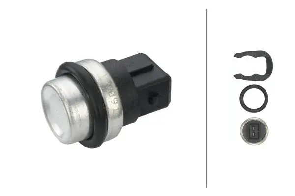 Senzor temperatura lichid racire (numar pini: 2, negru) potrivit FORD GALAXY I, GALAXY MK I; SEAT ALHAMBRA, TOLEDO I; VW GOLF III, POLO, POLO III, SHARAN, TRANSPORTER IV 1.0-2.8 07.90-03.10