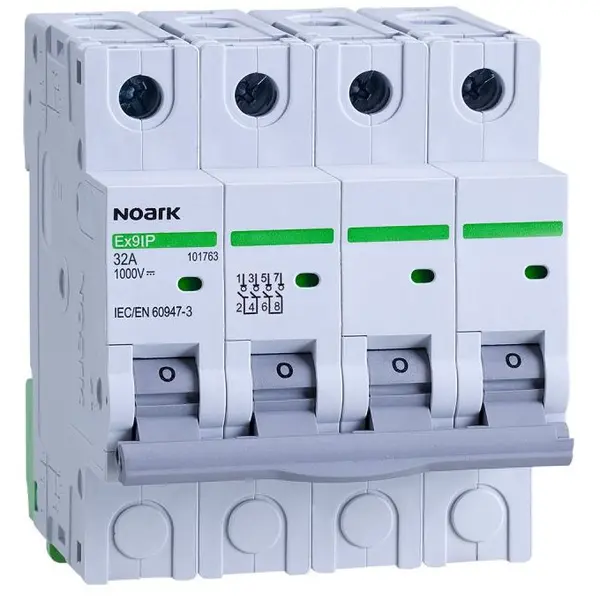 Separator de sarcina pentru fotovoltaice Ex9IP 4P 16A DC Noark 101762