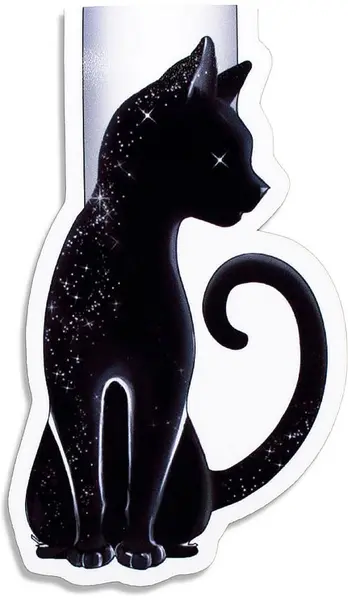Separator magnetic pentru cărți Next Lit - Midnight Cat