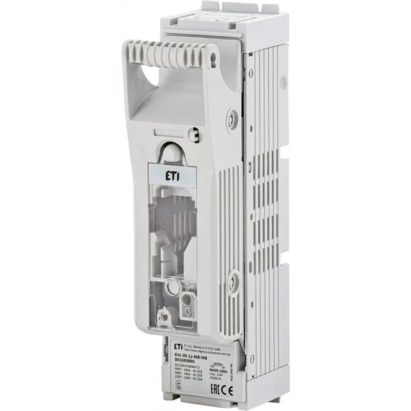 Separator MPR orizontal 1P M8 Gr.00 cu prindere pe placa de montaj Eti 001690890