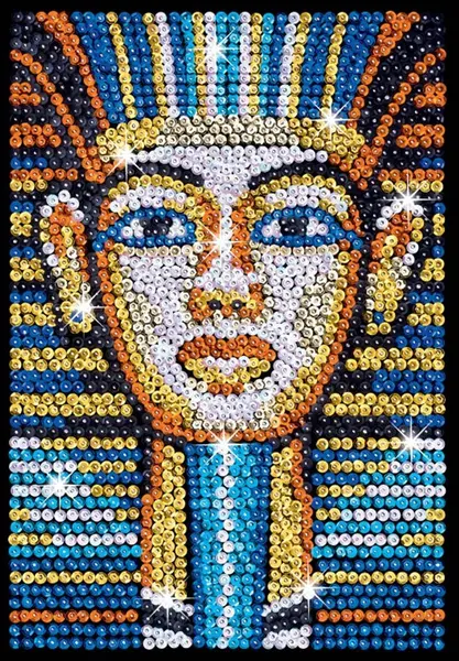 Sequin Art - Artă cu paiete, Tutankhamon
