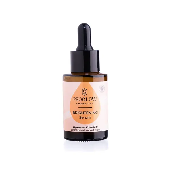Ser antioxidant, BRIGHTENING Serum cu Vitamina C lipozomala si Glutation, 30ml, ProGlow