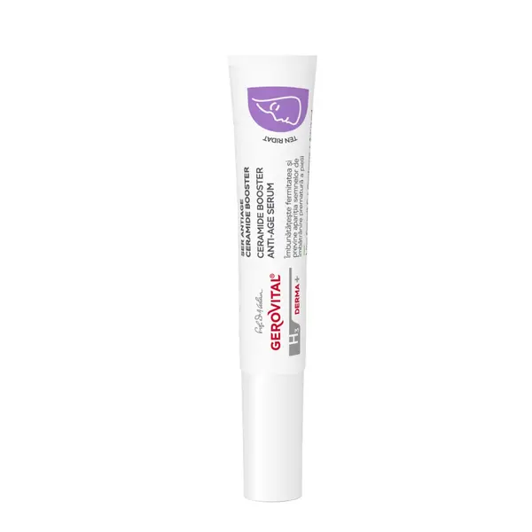 Ser antirid cu Ceramide Booster H3 Derma+, 15 ml, Gerovital