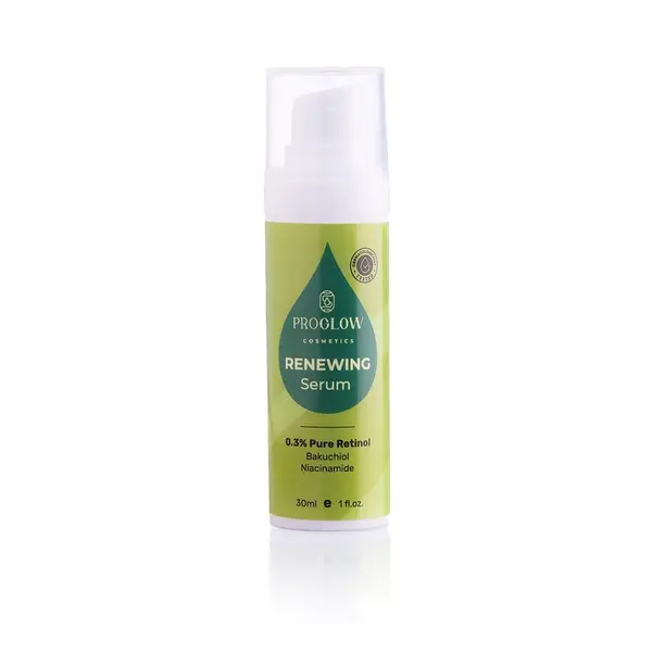 Ser antirid, RENEWING Serum, 0.3% Retinol incapsulat, Bakuchiol si Niacinamida, 30ml, ProGlow