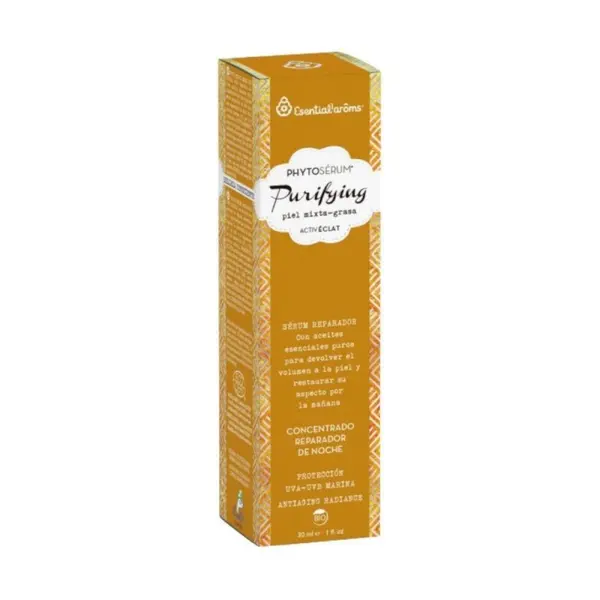 Ser Bio Reparator Concentrat De Noapte pentru Ten Gras Esentialaroms, Purificare, 50 ml