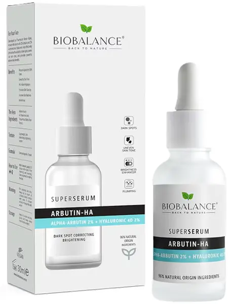 Ser Biobalance Super împotriva petelor închise la culoare cu Arbutină-HA, 20 ml