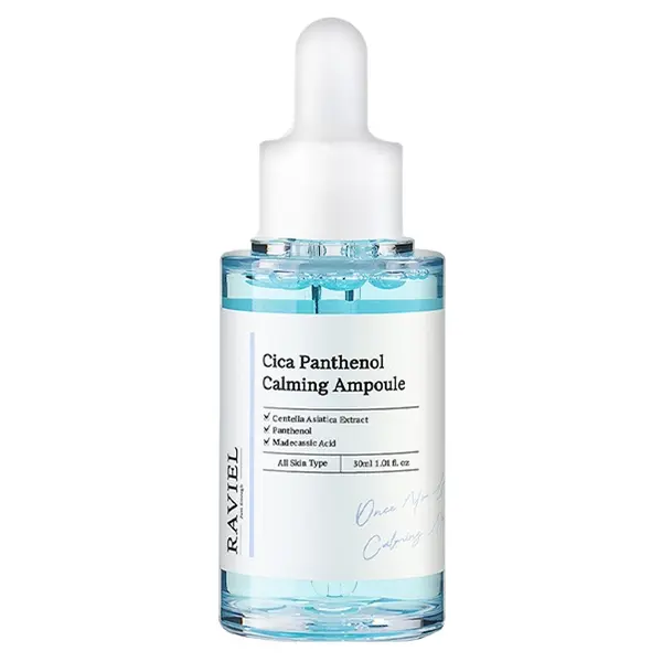 Ser calmant pentru fata cu Cica si Panthenol, 30ml, Raviel