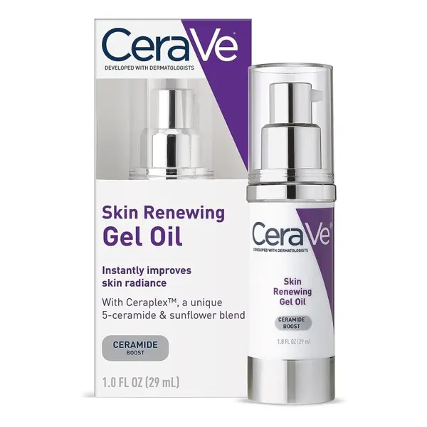 Ser de Fata, CeraVe, Skin Renewing Gel Oil, Anti-imbatranire, Anti-Rid, Hidratare in Profunzime, cu Ceramide, 29ml