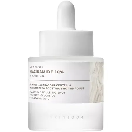 Ser de fata cu 10% niacinamida si Centella Boosting Shot Ampoule Skin1004, 30 ml