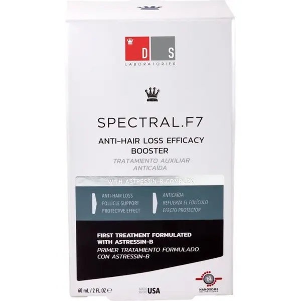 Ser, DS Laboratories, Spectral.F7, Combate Caderea Parului Cauzata de Stres, cu Astressin-B, Textura Non-Grasa, Pulverizator Inclus, 60ml